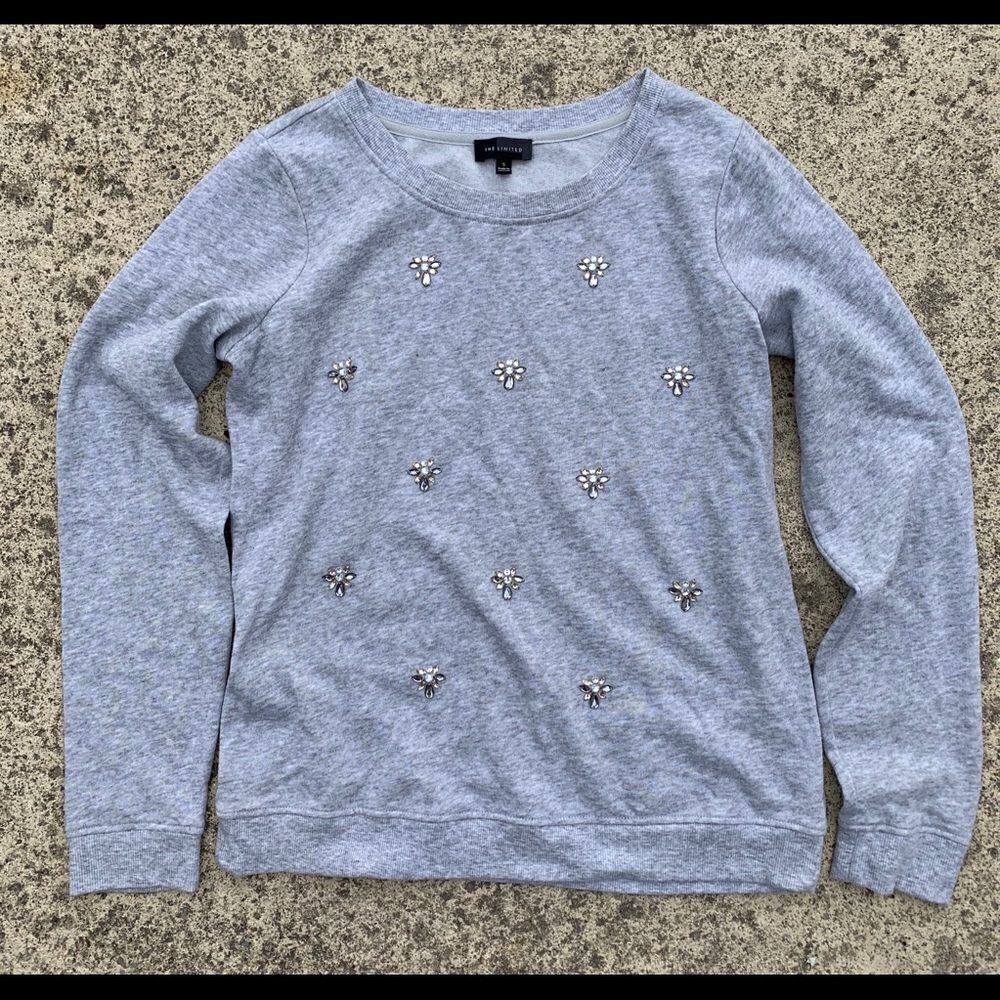 The Limited embellished crew neck. Small